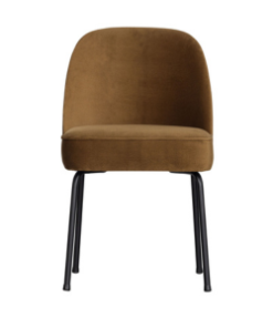 VOGUE -Lot de 2 chaises design en velours