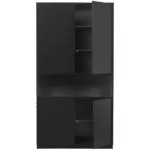 Finca armoire rangement bois profond noir