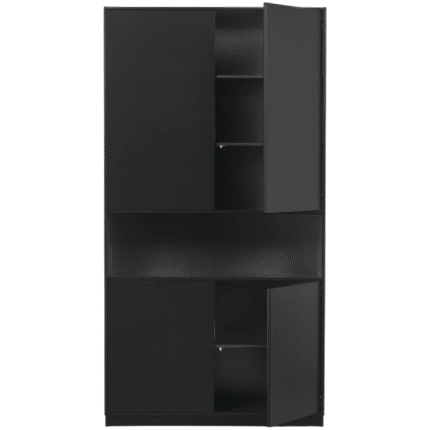 Finca armoire rangement bois profond noir