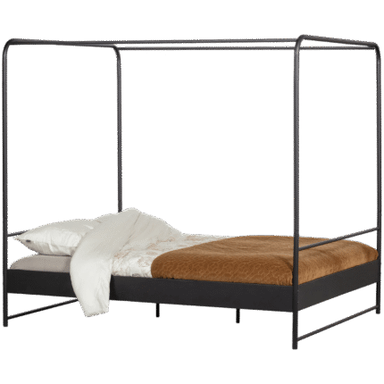 Bunk lit métal noir 160x200 cm