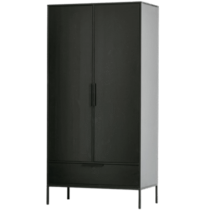 Adam armoire pin noir