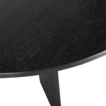 Fries table à manger chêne blacknight matt ø129 cm – Image 4