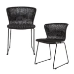 Set de 2 - Wings garden chair Naturel – Image 8