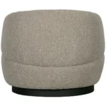Woolly fauteuil courbe naturel mix