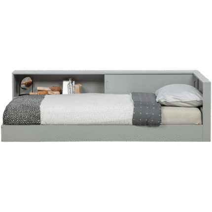 Connect angle lit béton gris