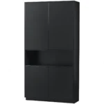Finca armoire rangement  bois profond noir – Image 15