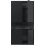 Finca armoire rangement  bois profond noir – Image 14
