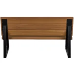 Banco outdoor banc de jardin bois/métal naturel – Image 5