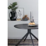 Bruno table à manger rectangle mdf noir 200x90 cm – Image 6