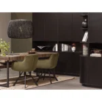 Finca armoire rangement  bois profond noir – Image 12