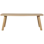 Tablo table ovale danois lamelle continue 220x100 cm transparant – Image 5