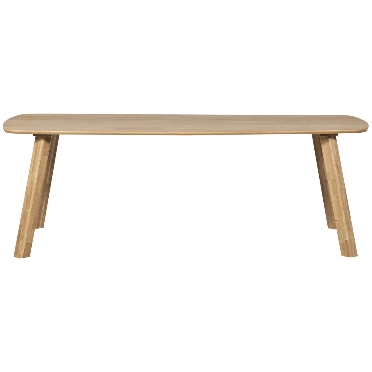 Tablo table ovale danois lamelle continue 220x100 cm transparant – Image 5