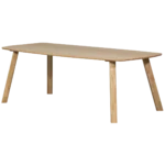 Tablo table ovale danois lamelle continue 220x100 cm transparant – Image 7