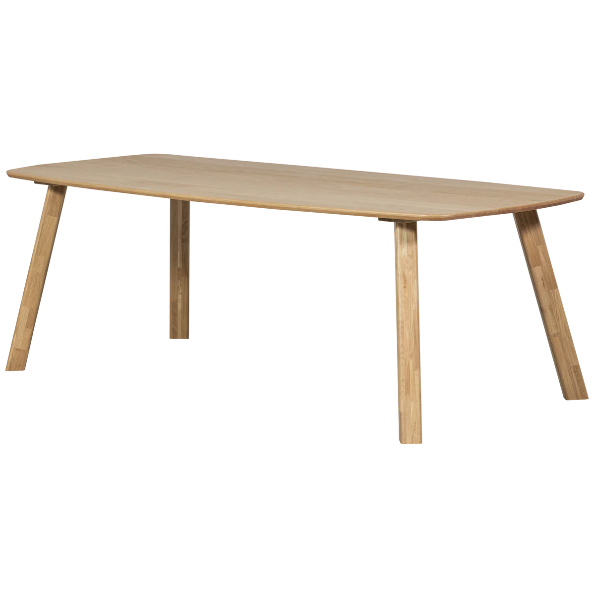Tablo table ovale danois lamelle continue 220x100 cm transparant – Image 7