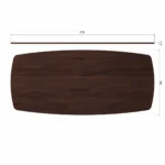 Tablo table ovale danois finger joint – Image 7