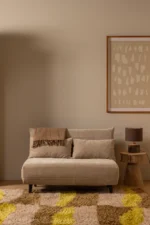 Xem canapé-lit pour 1 personne velvet naturel – Image 2