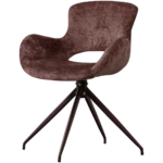 Eliva chaise de salle à manger velours structuré – Image 10