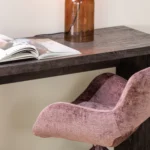 Eliva chaise de salle à manger velours structuré – Image 13