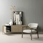 Fauteuil Udar avec structure en bois – Image 3