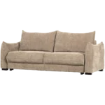 Canapé-lit 3 places Jonne en chenille naturel