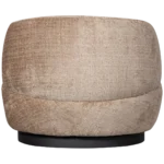 Woolly fauteuil pivotant chenille sable