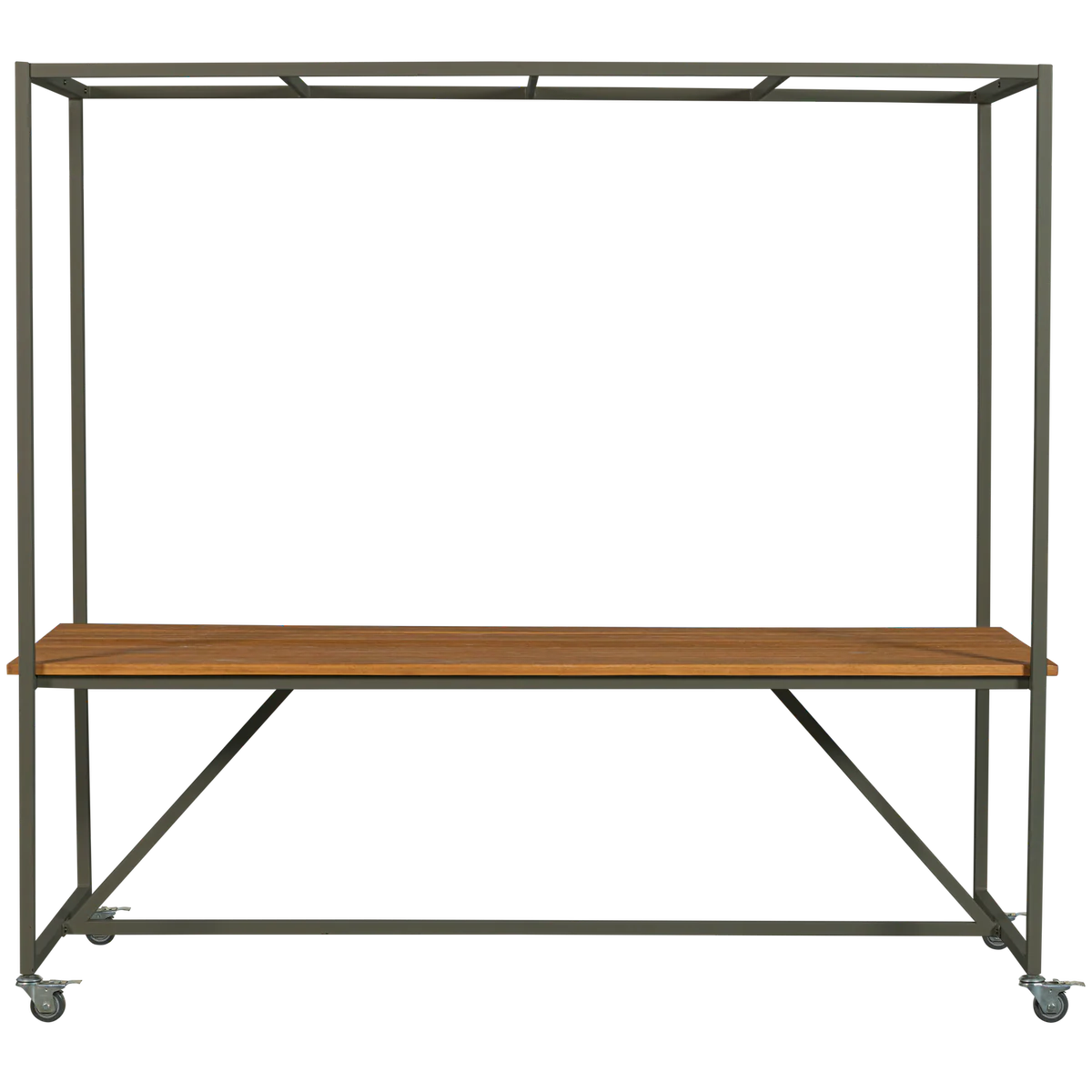 Blue sky garden table wood with – Image 3