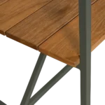 Blue sky garden table wood with – Image 4