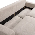 Night & Day Canapé-lit 3 places naturel mélangé – Image 3