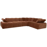 Mojo canapé d'angle droite tissu