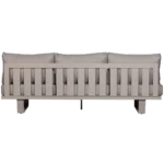 Bear banc de jardin 3-places aluminium sable – Image 6