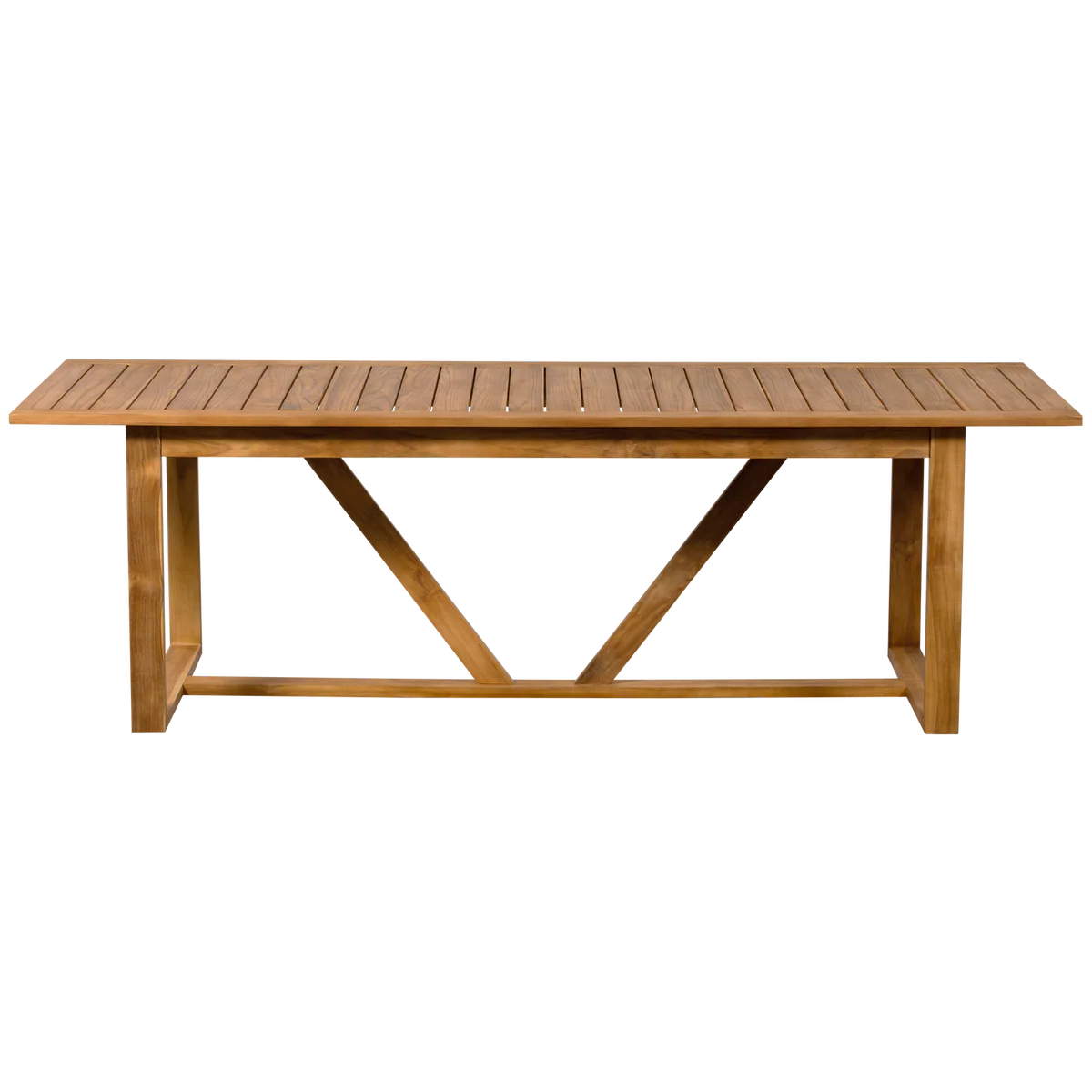 Beaver table de jardin en teck naturel Beaver table de jardin en teck naturel – Image 1