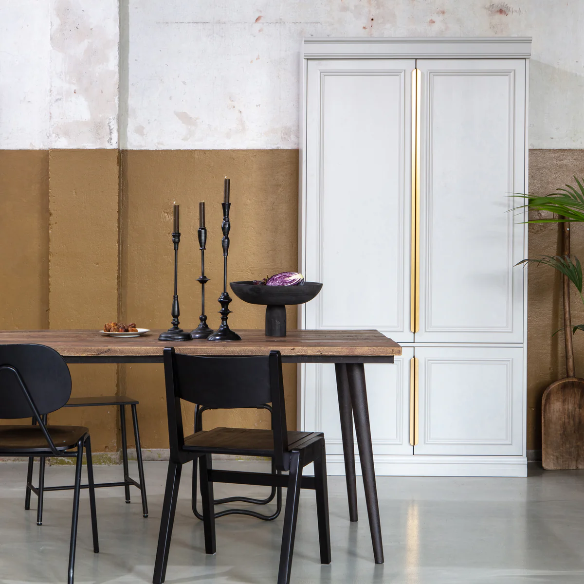 Guild table à manger naturel 220x90 cm – Image 2