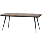 Rhombic table à manger en bois/métal 220x90 cm