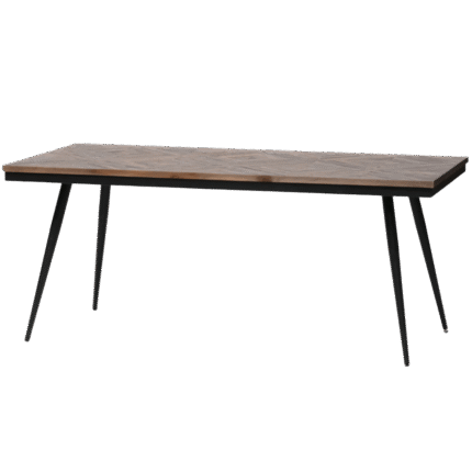 Rhombic table à manger en bois/métal 220x90 cm