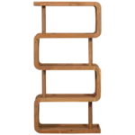 Rattle armoire ouverte bois naturel