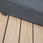 Bari lounge set polywood avec coussins gris foncé – WOOOD – Image 4